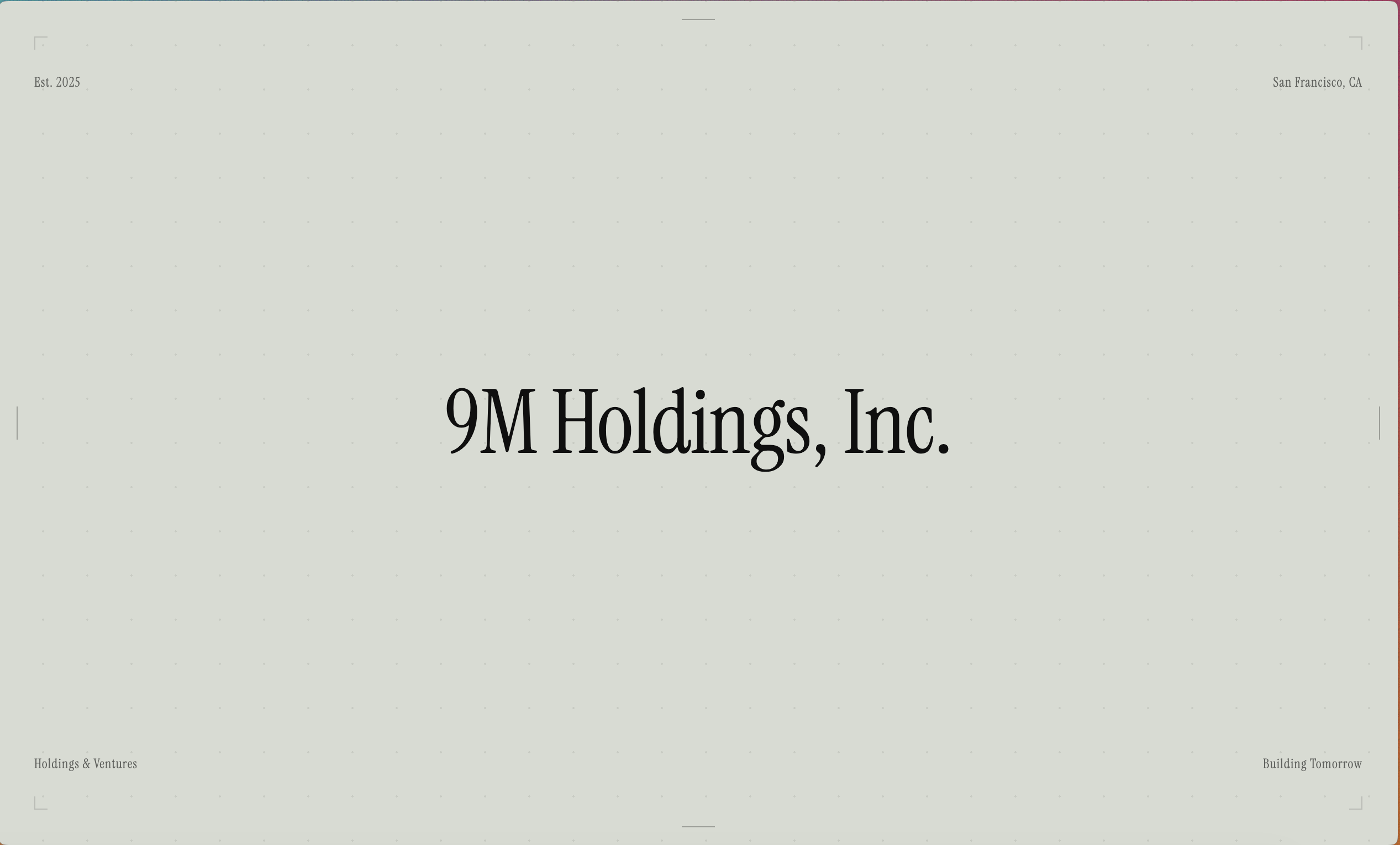 9M Holdings Overview