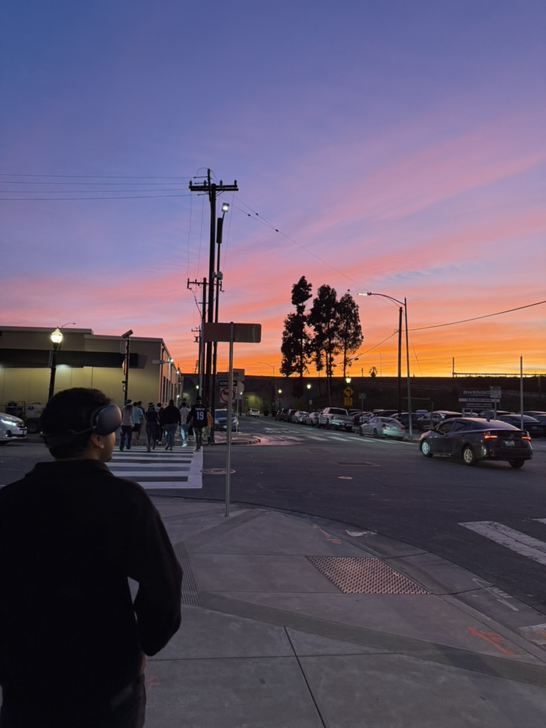 Srikar at sunset, San Jose